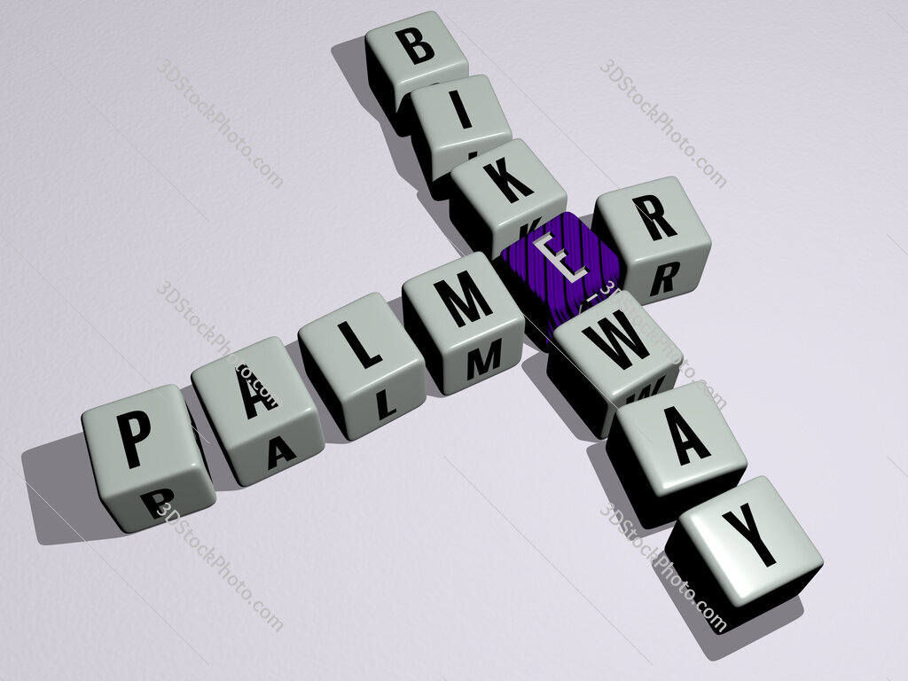 Palmer Bikeway crossword by cubic dice letters