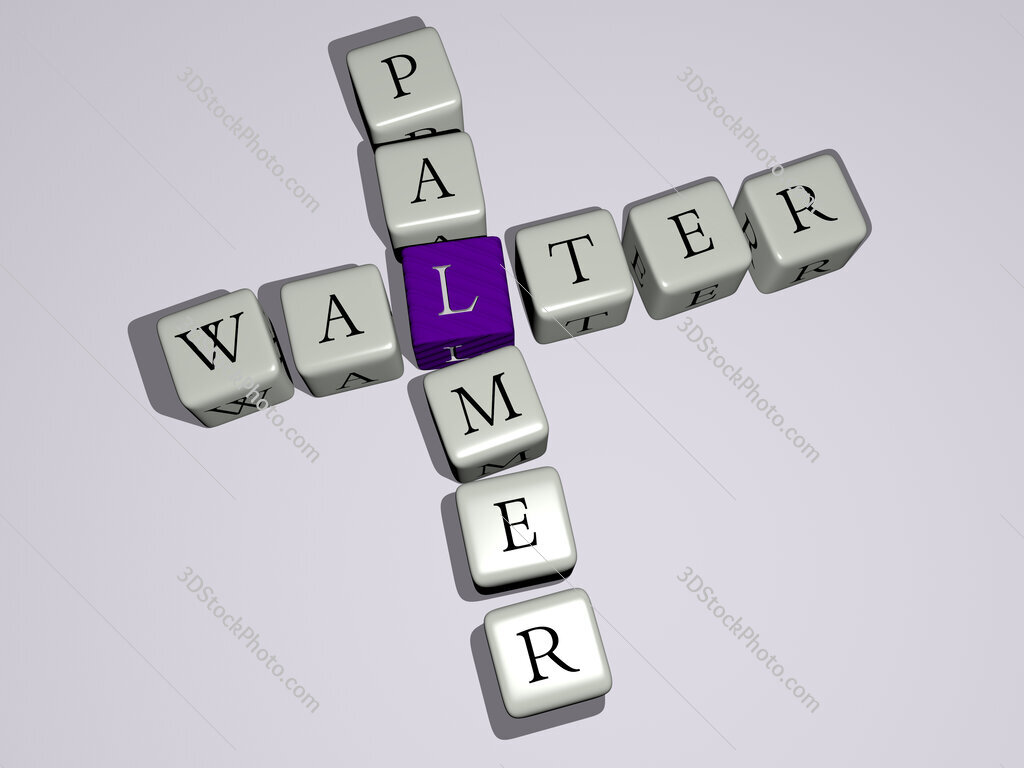 Walter Palmer crossword by cubic dice letters