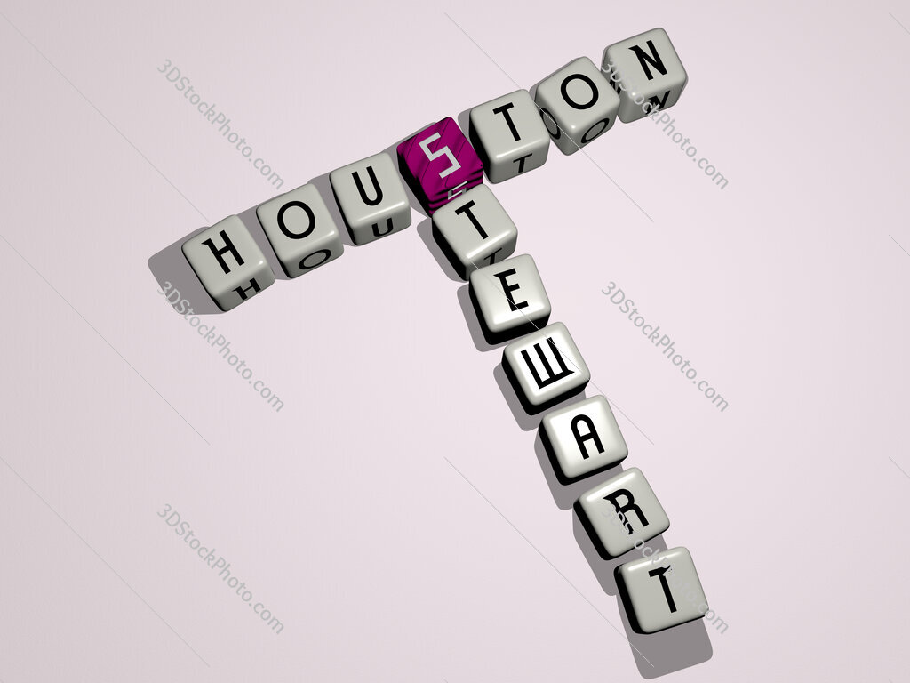 Houston Stewart crossword by cubic dice letters