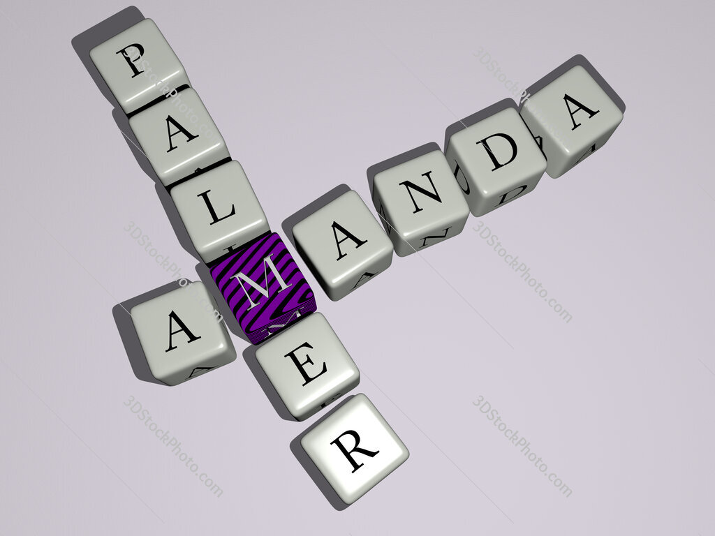 Amanda Palmer crossword by cubic dice letters