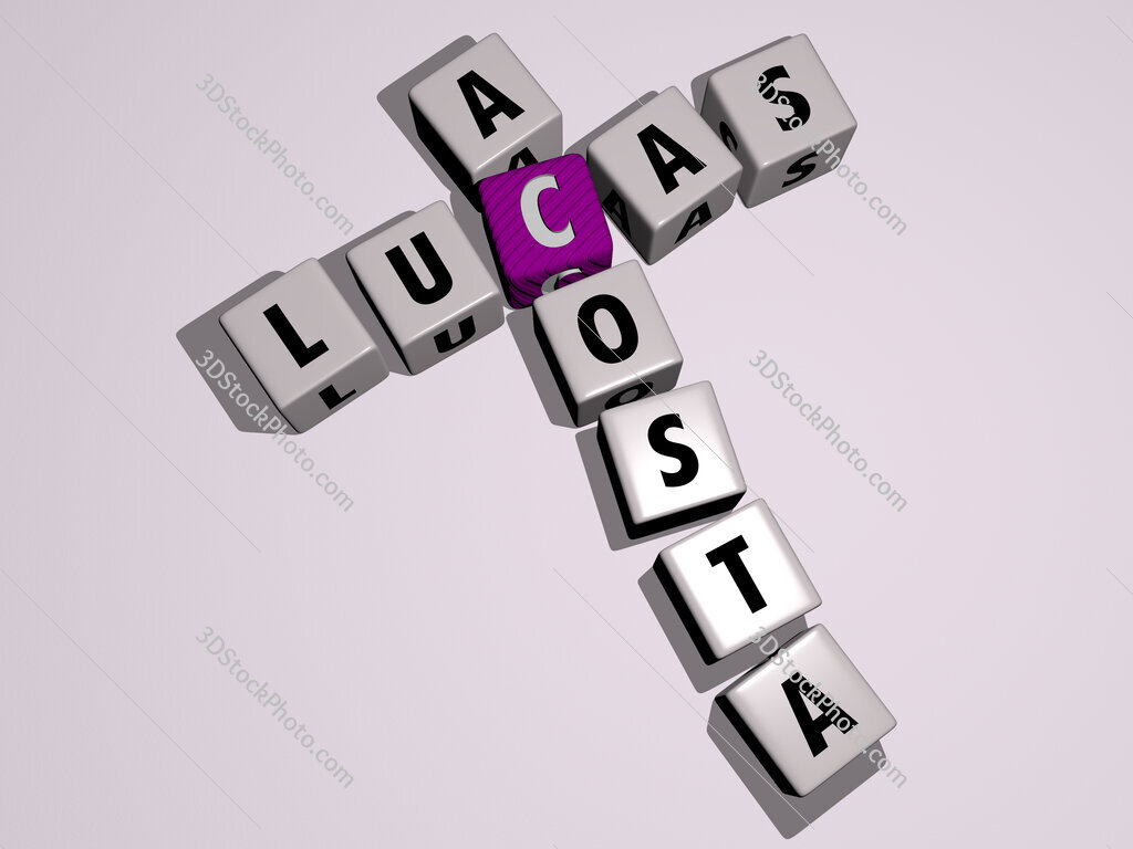 Lucas Acosta crossword by cubic dice letters