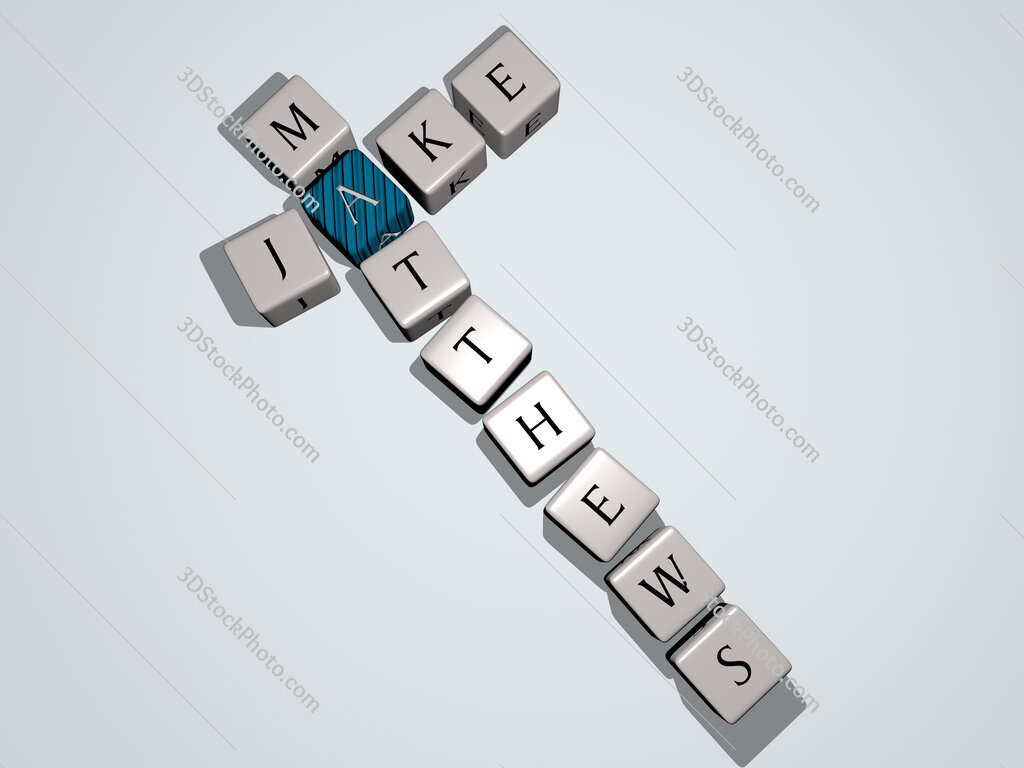 Jake Matthews crossword by cubic dice letters