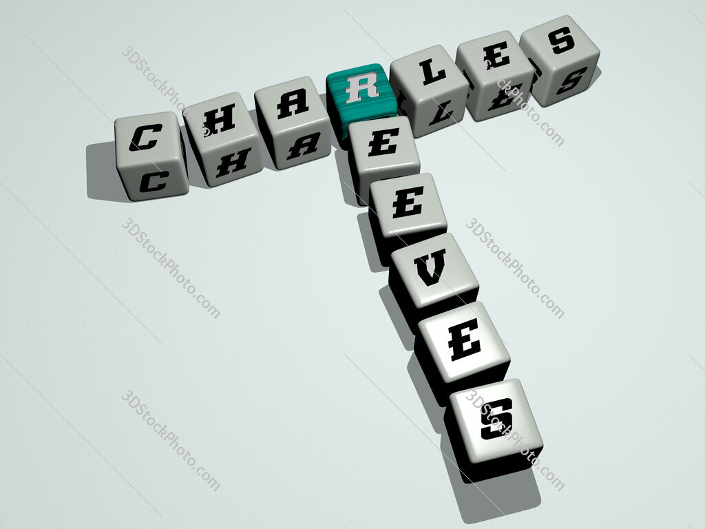 Charles Reeves crossword by cubic dice letters