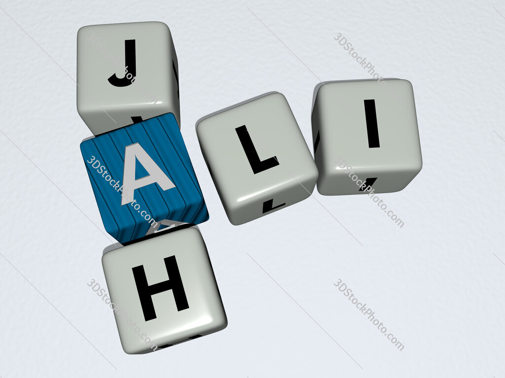 Ali Jah crossword by cubic dice letters
