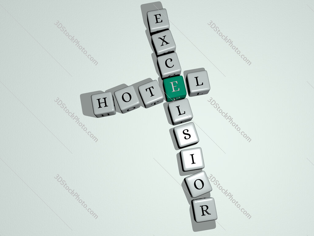 Hotel Excelsior crossword by cubic dice letters