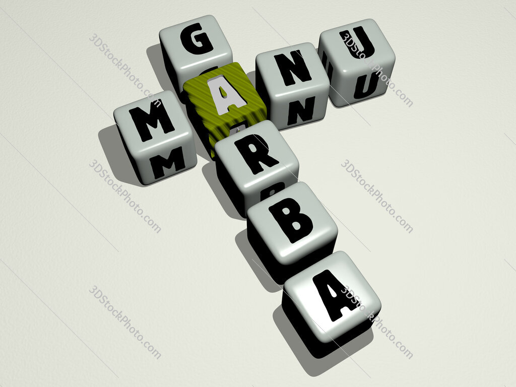 Manu Garba crossword by cubic dice letters