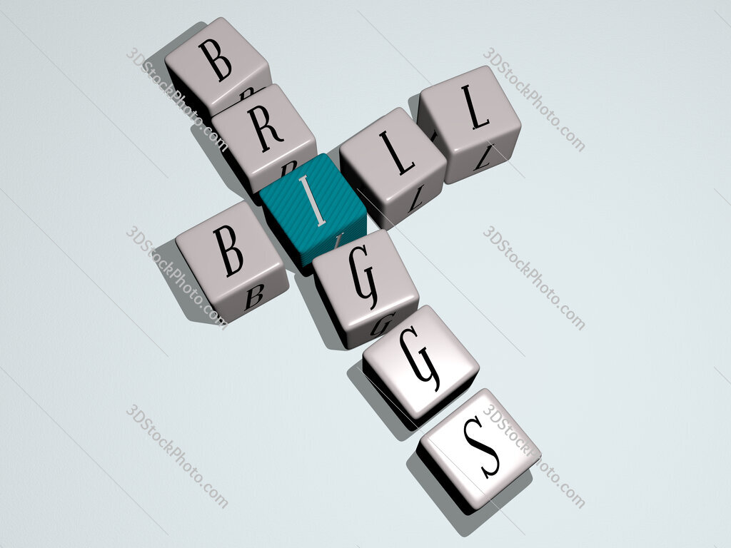 Bill Briggs crossword by cubic dice letters
