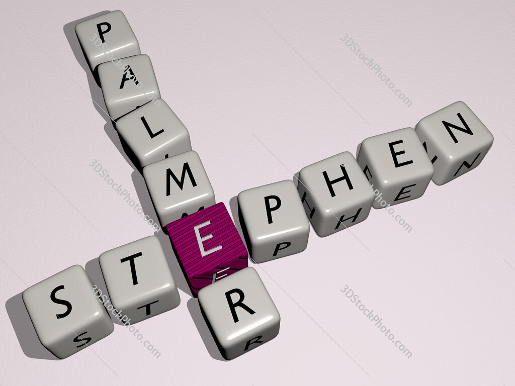 Stephen Palmer crossword by cubic dice letters