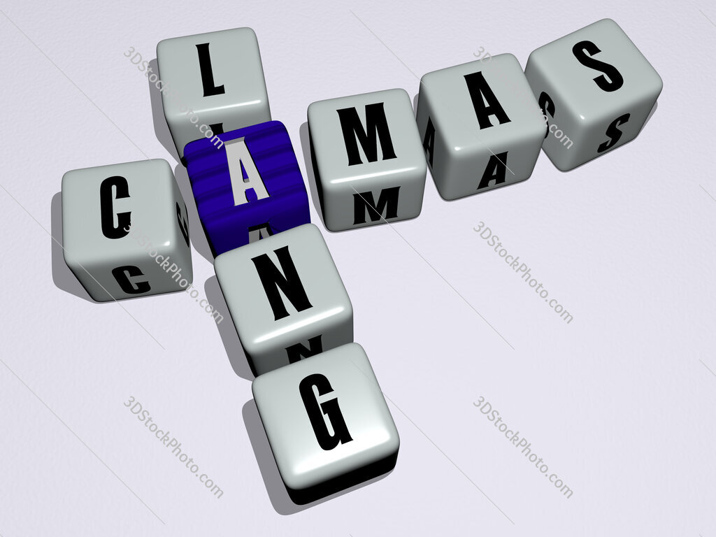 Camas Lang crossword by cubic dice letters