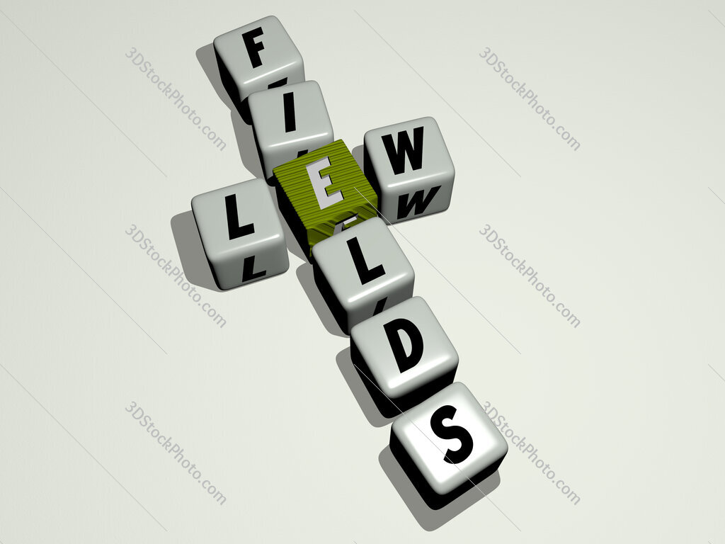 Lew Fields crossword by cubic dice letters