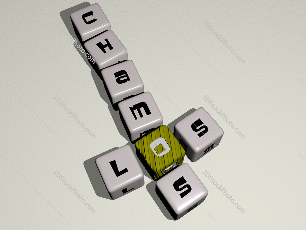 Los Chamos crossword by cubic dice letters