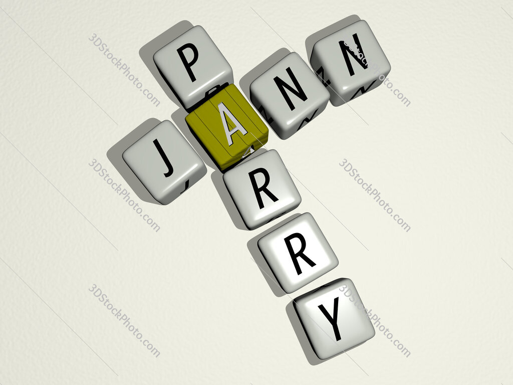Jann Parry crossword by cubic dice letters