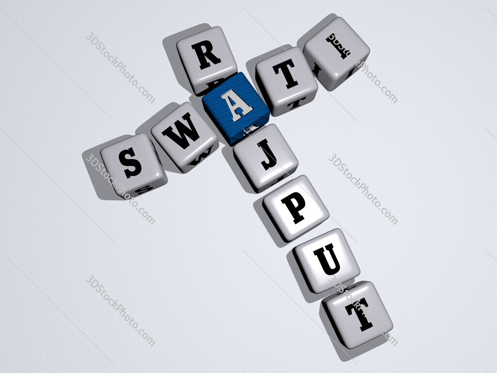 Swati Rajput crossword by cubic dice letters