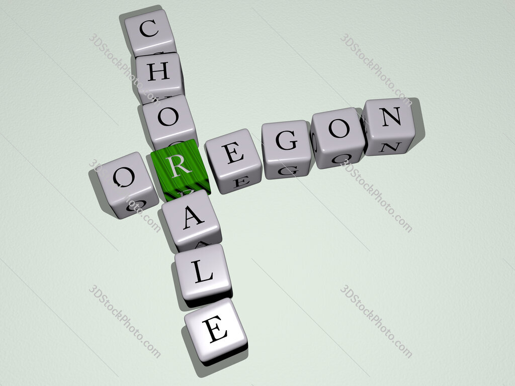 Oregon Chorale crossword by cubic dice letters