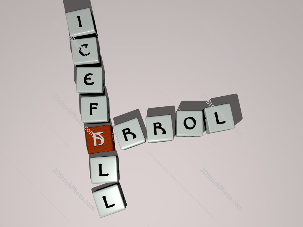 Arrol Icefall crossword by cubic dice letters