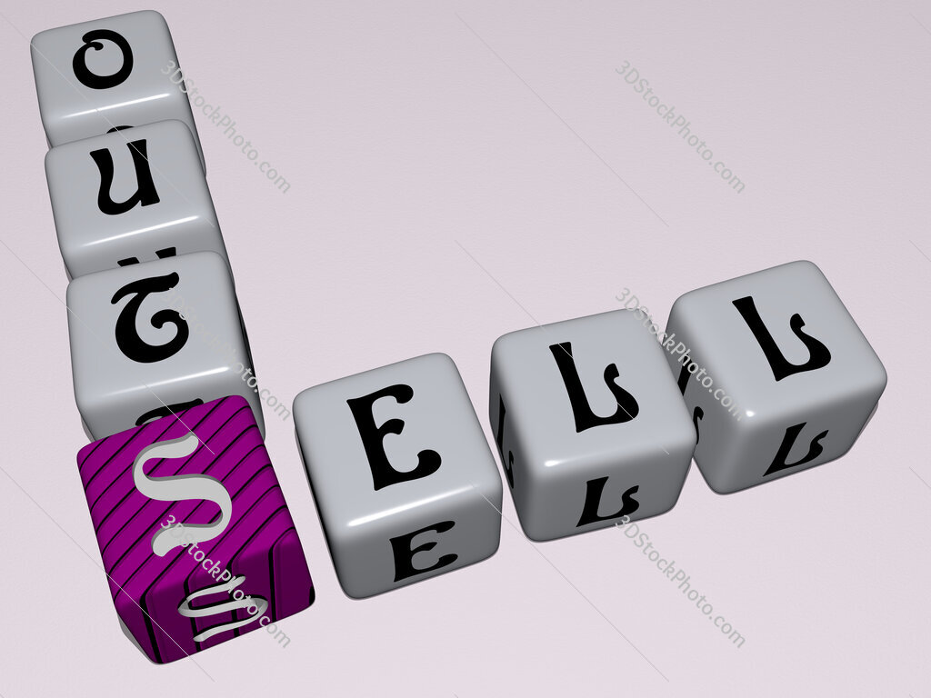 Sell outs crossword by cubic dice letters