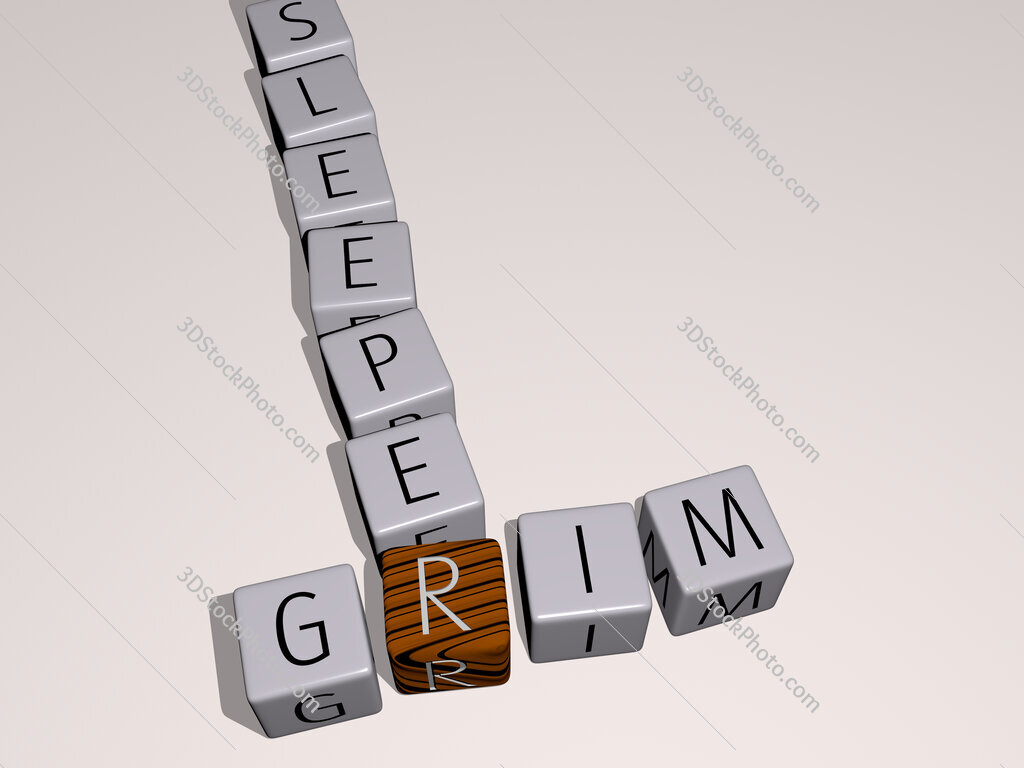 Grim Sleeper crossword by cubic dice letters