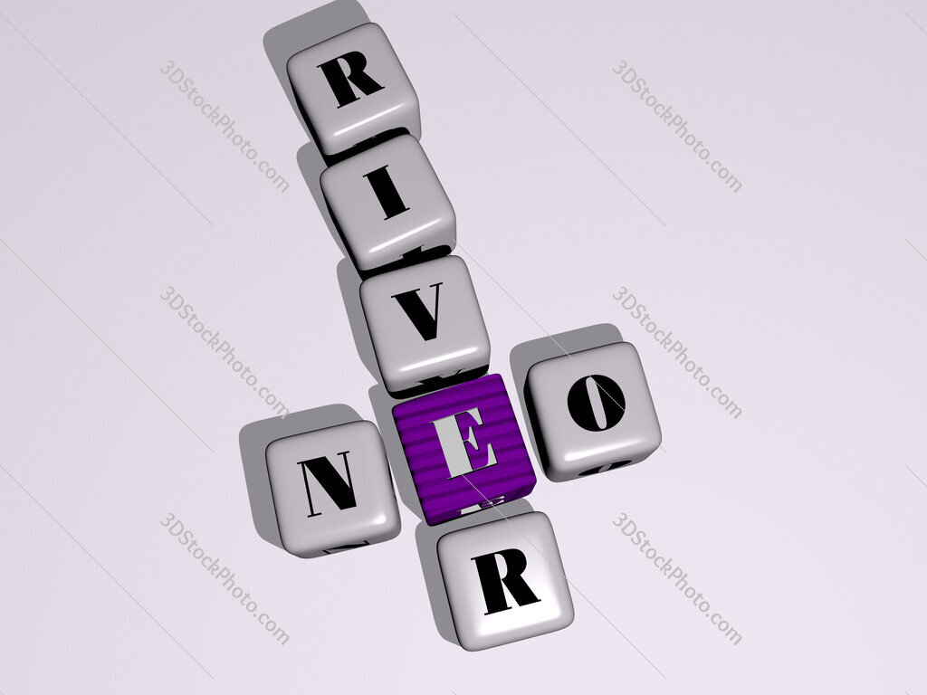 Neo River crossword by cubic dice letters