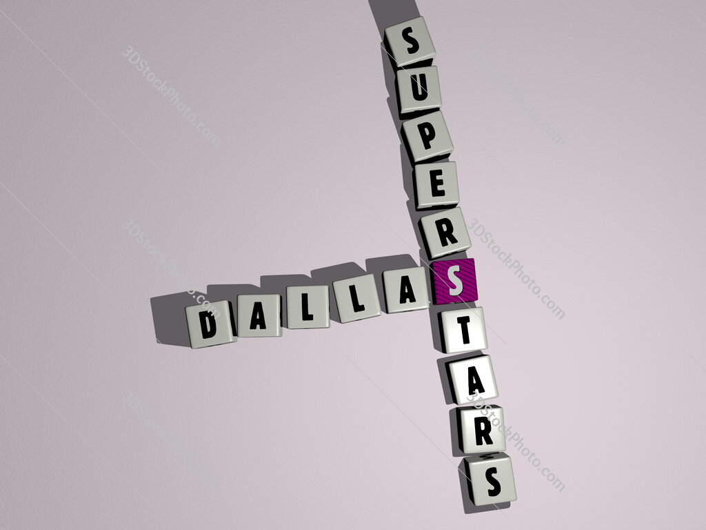 Dallas Superstars crossword by cubic dice letters