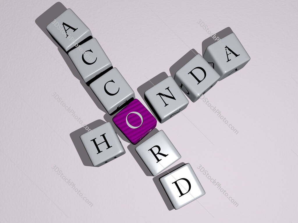 Honda Accord crossword by cubic dice letters