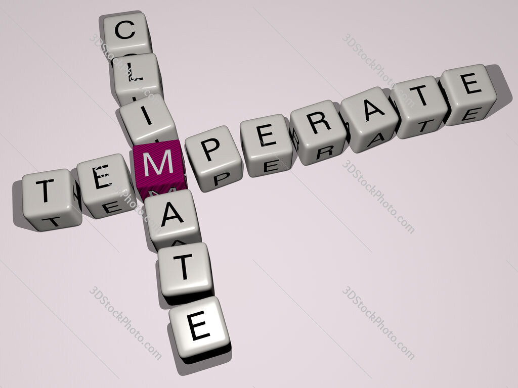 Temperate climate crossword by cubic dice letters