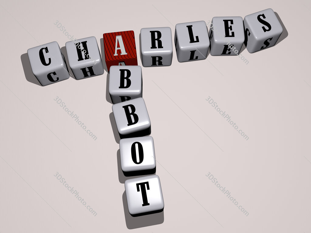 Charles Abbot crossword by cubic dice letters