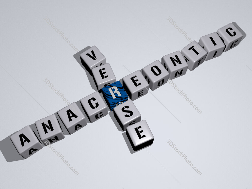 Anacreontic verse crossword by cubic dice letters