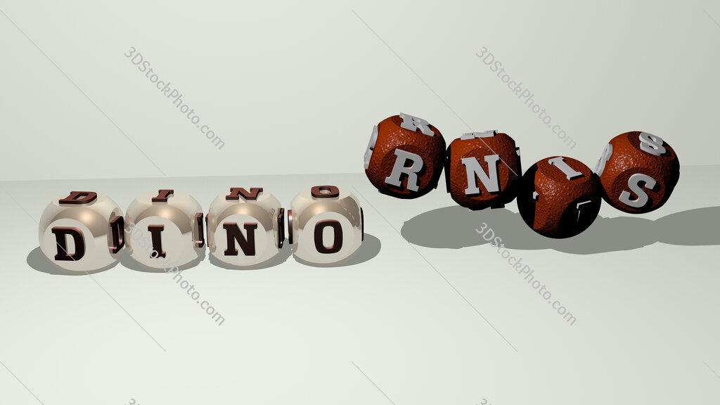 Dinornis dancing cubic letters