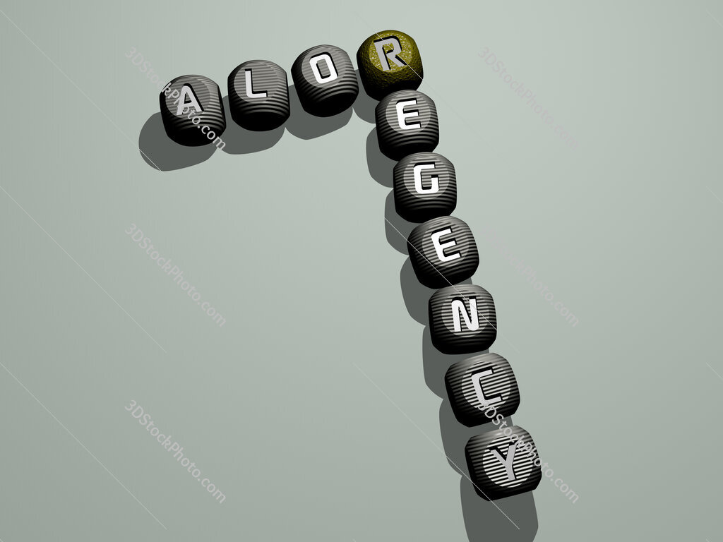 Alor Regency crossword of dice letters in color