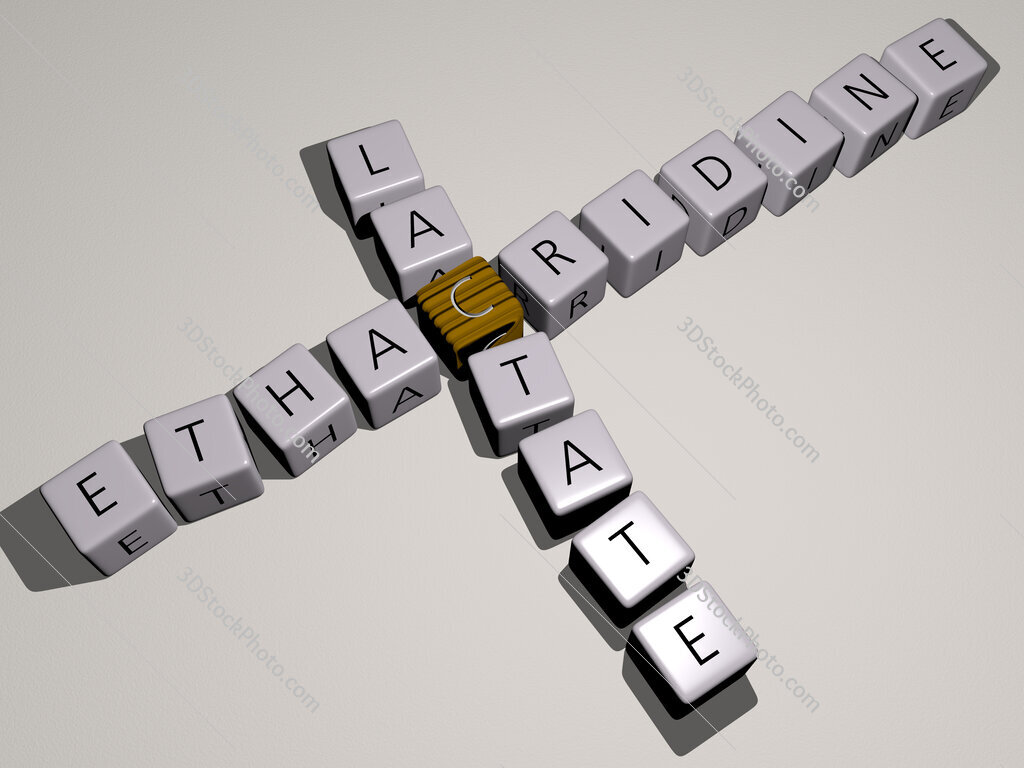 Ethacridine lactate crossword by cubic dice letters