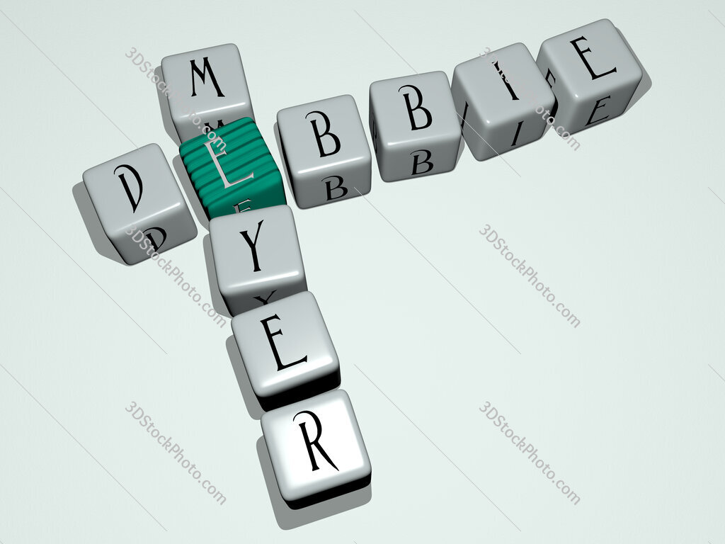 Debbie Meyer crossword by cubic dice letters