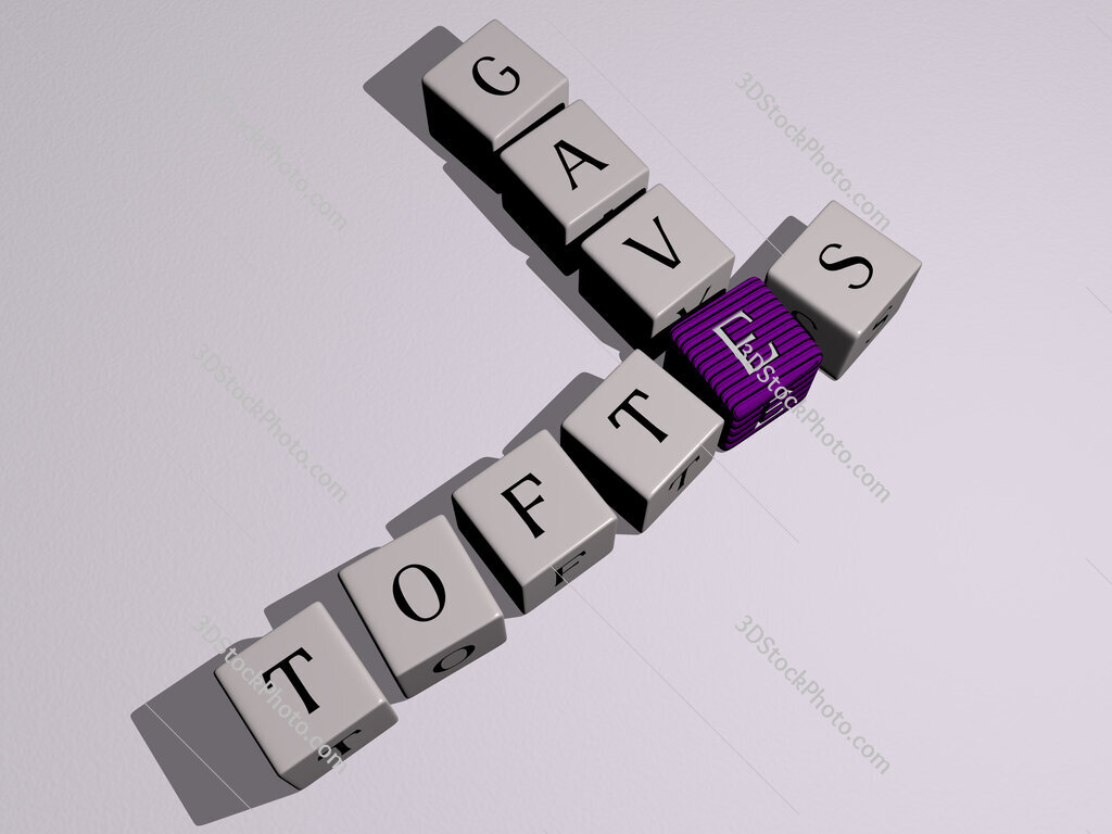 Toftes Gave crossword by cubic dice letters