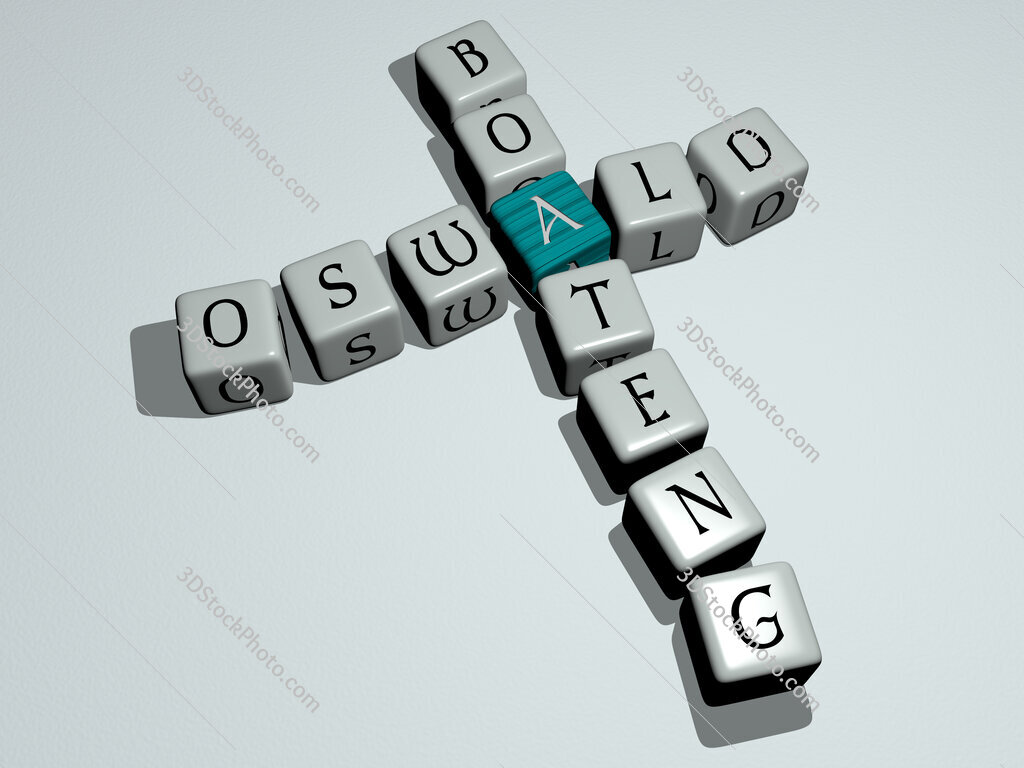 Oswald Boateng crossword by cubic dice letters