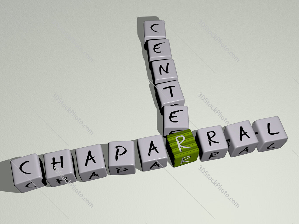 Chaparral Center crossword by cubic dice letters