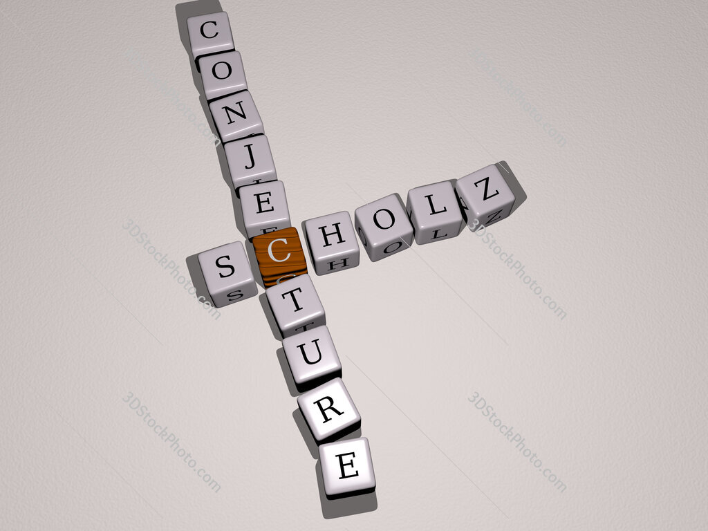 Scholz conjecture crossword by cubic dice letters
