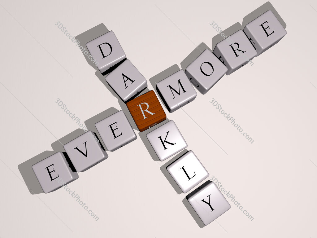 Evermore Darkly crossword by cubic dice letters