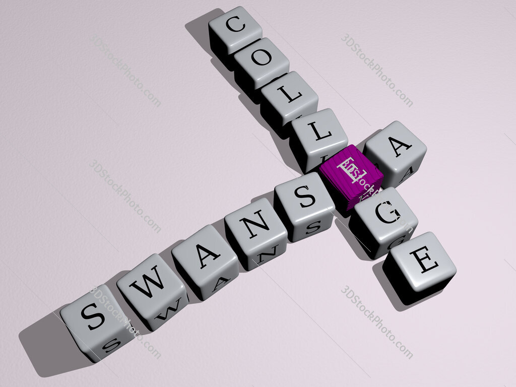 Swansea College crossword by cubic dice letters