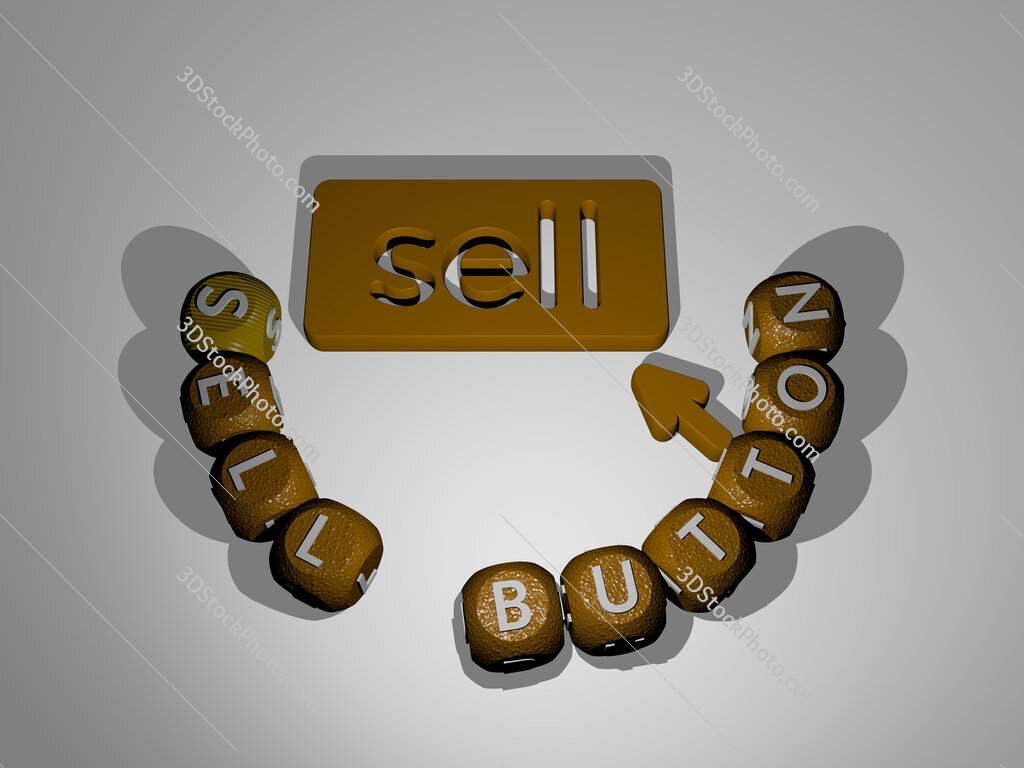 sell-button text around the 3D icon