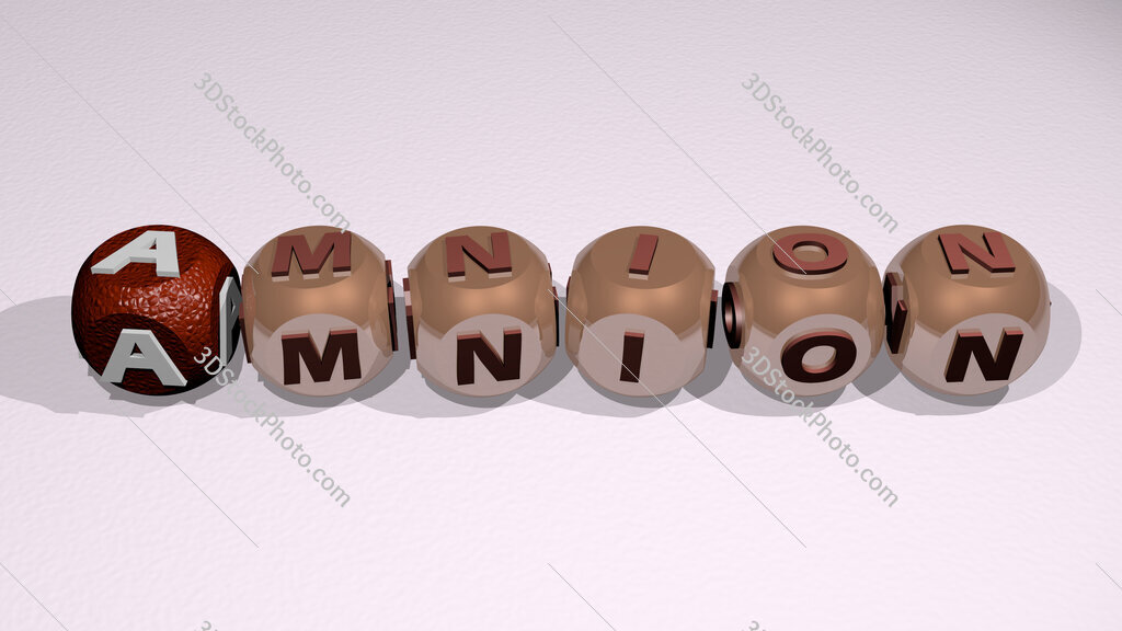 amnion text of cubic individual letters