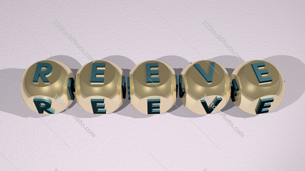 Reeve text of cubic individual letters