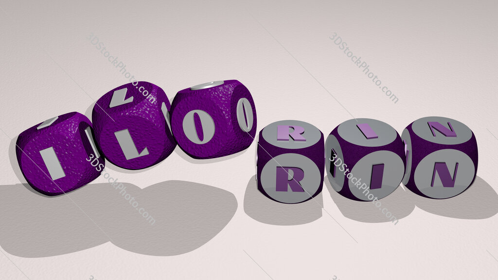 Ilorin text by dancing dice letters
