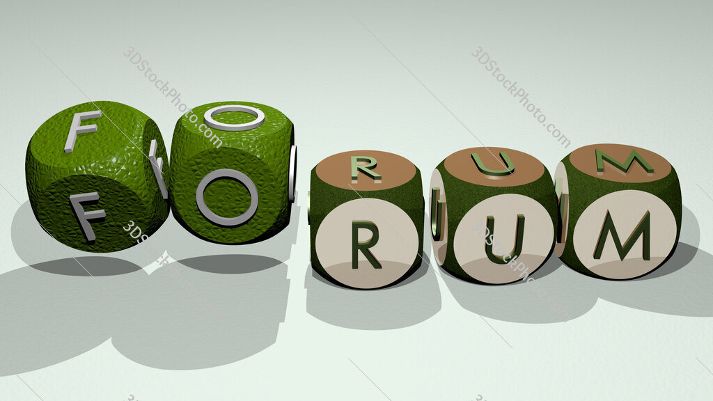 forum text by dancing dice letters