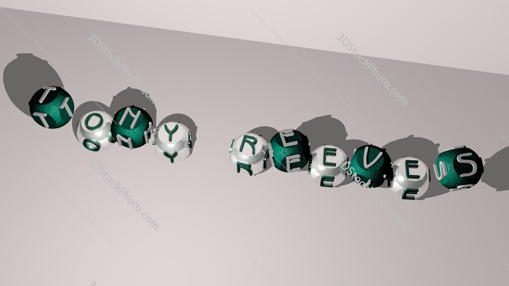 Tony Reeves dancing cubic letters