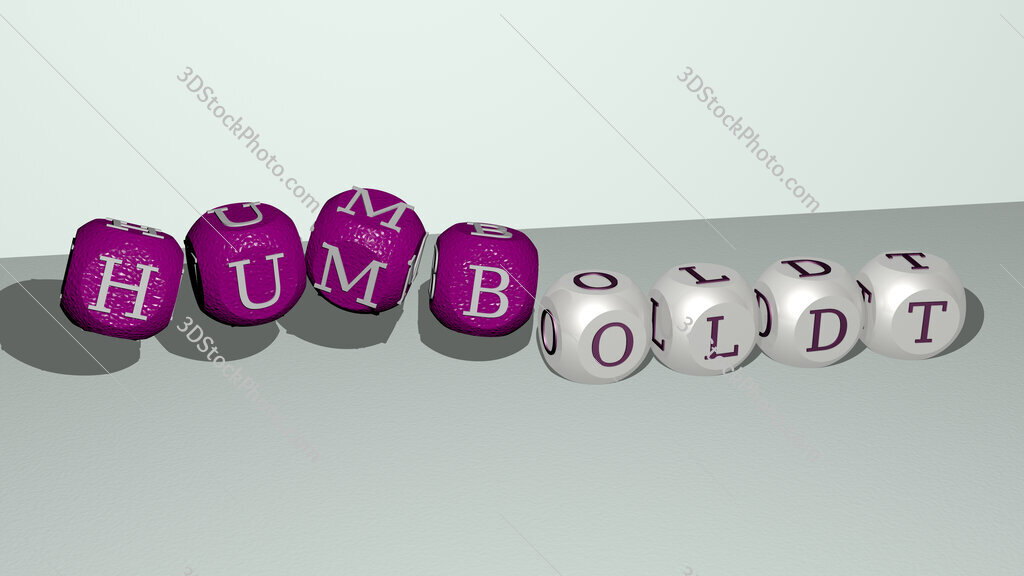 Humboldt dancing cubic letters