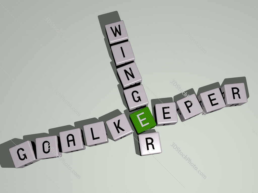 goalkeeper winger crossword by cubic dice letters