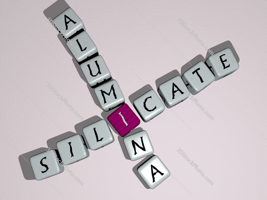 silicate alumina crossword by cubic dice letters
