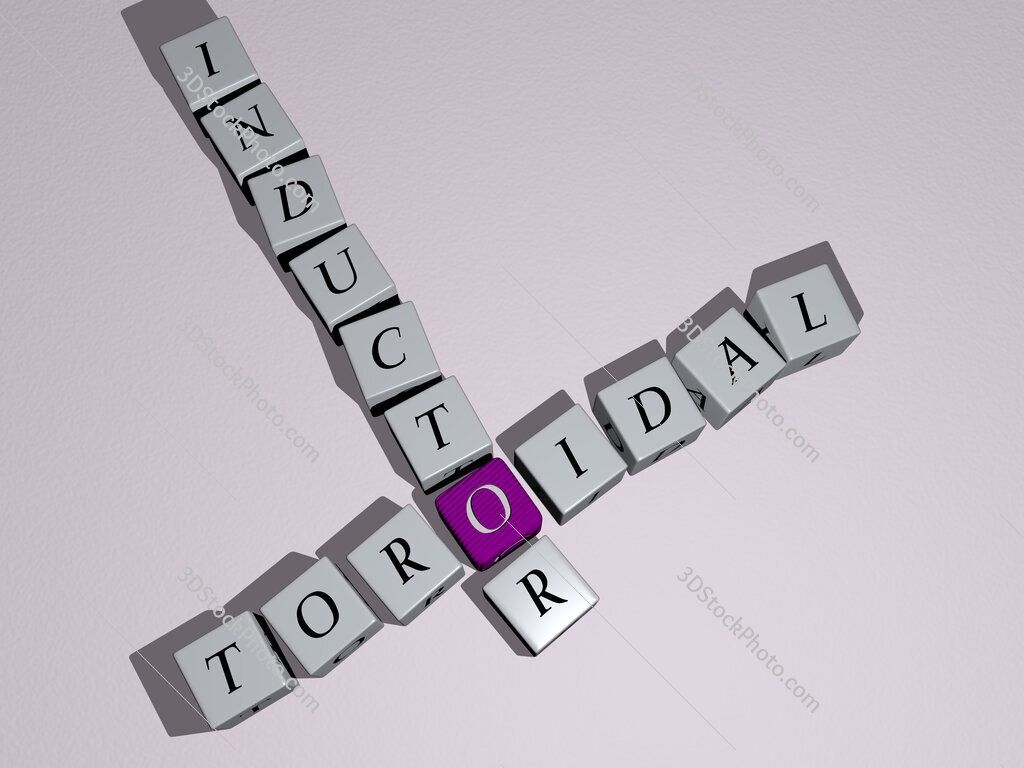toroidal inductor crossword by cubic dice letters