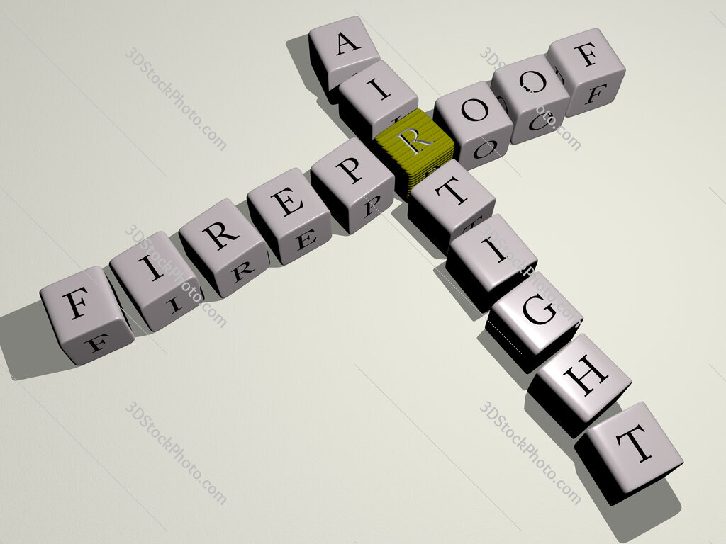 fireproof airtight crossword by cubic dice letters