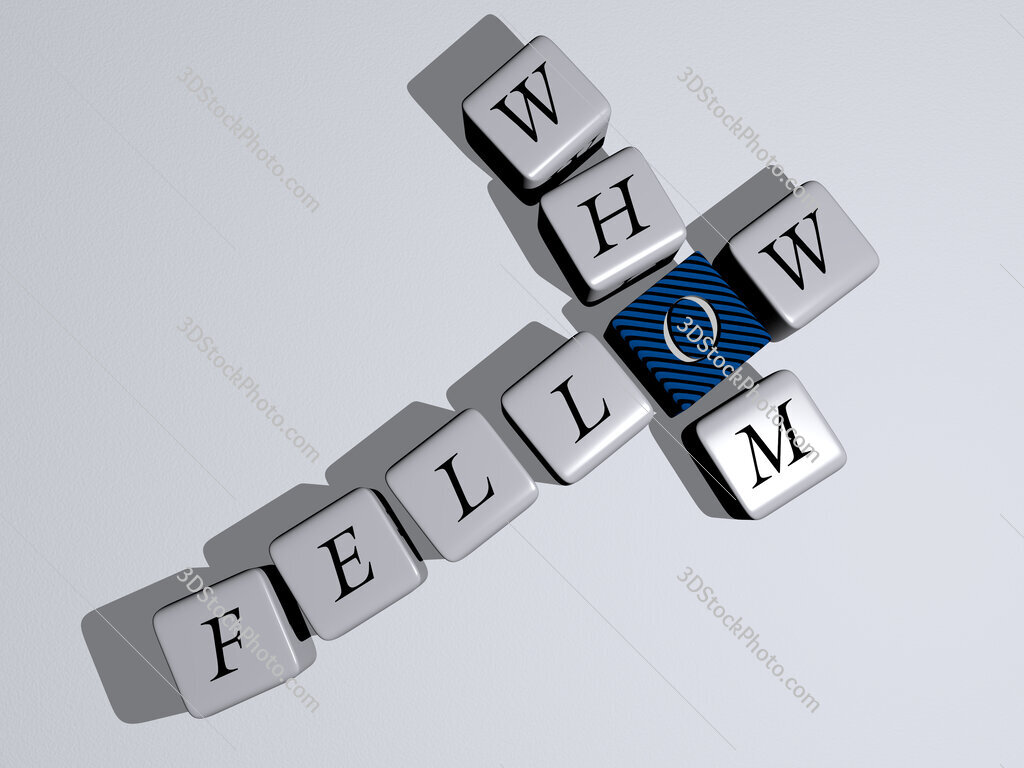 fellow whom crossword by cubic dice letters
