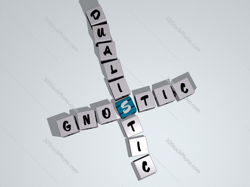 gnostic dualistic crossword by cubic dice letters